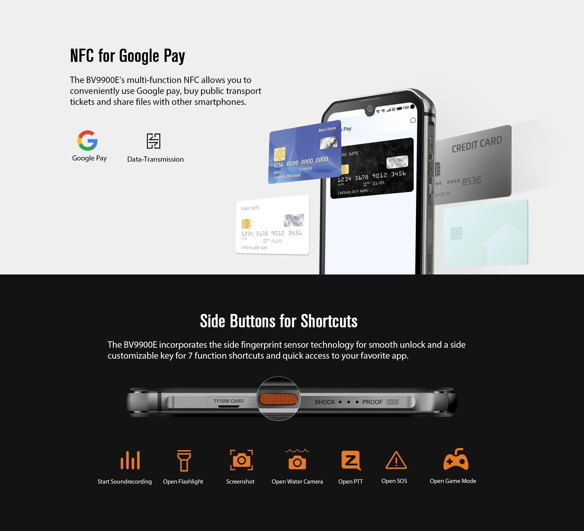 Blackview BV9900E - nfc